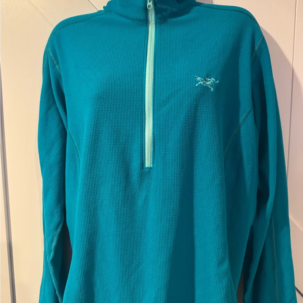 Arc'teryx Teal and Black Women's Pullover - Picture 2 of 5